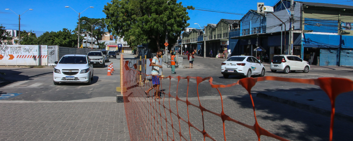 Obras no Centro: Trânsito no entorno da Praça da Estação é alterado