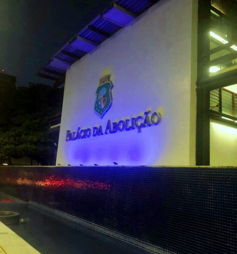 Coração Azul: Prédios públicos são iluminados de azul em alusão a Campanha de Combate ao Tráfico de Pessoas