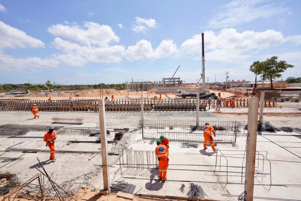 Saúde: Obras do Hospital Universitário do Ceará avançam e chegam à execução de 18,5% do projeto