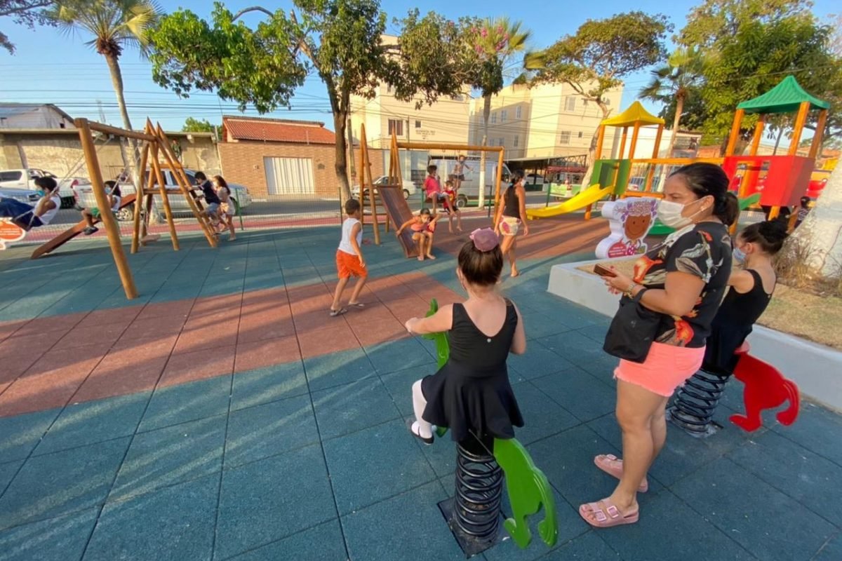 Mais Infância: Brinquedopraça e academia ao ar livre garantem esporte e lazer em Horizonte