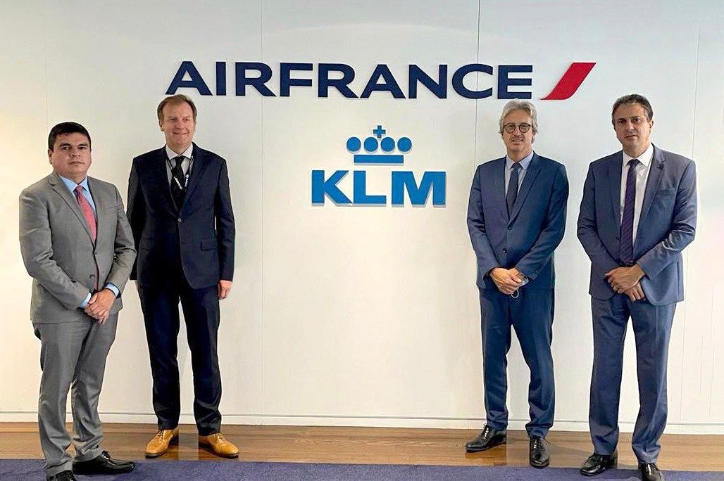 Turismo: Governador se reúne com Air France/KLM e negocia ampliação de voos diretos para o Ceará