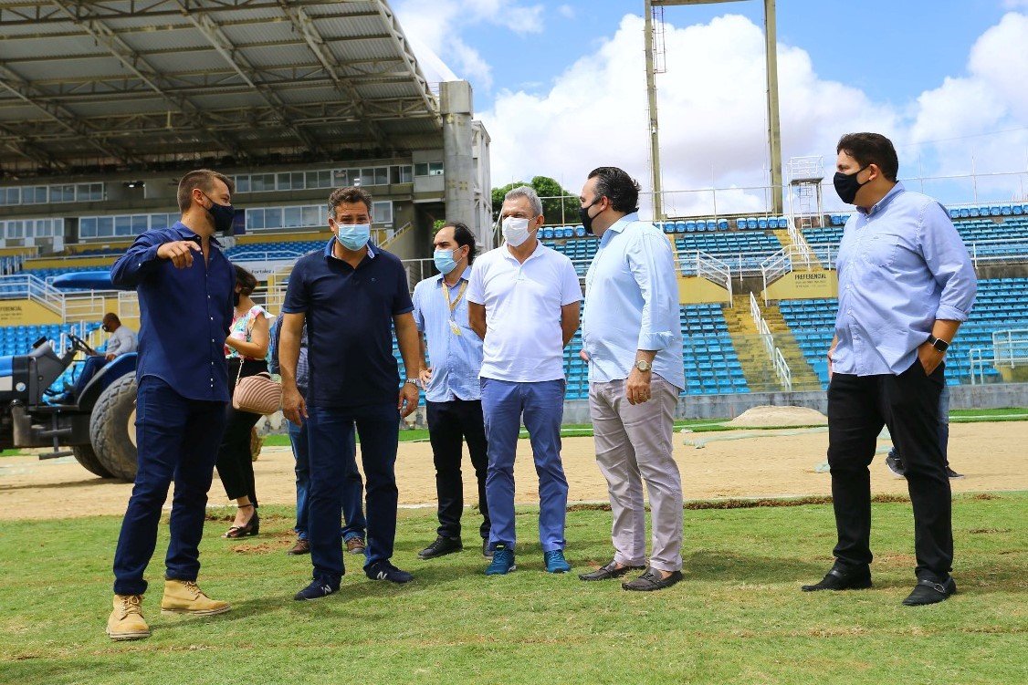 Revitalização: Obras do Estádio Presidente Vargas, em Fortaleza, chegam a 95% de conclusão