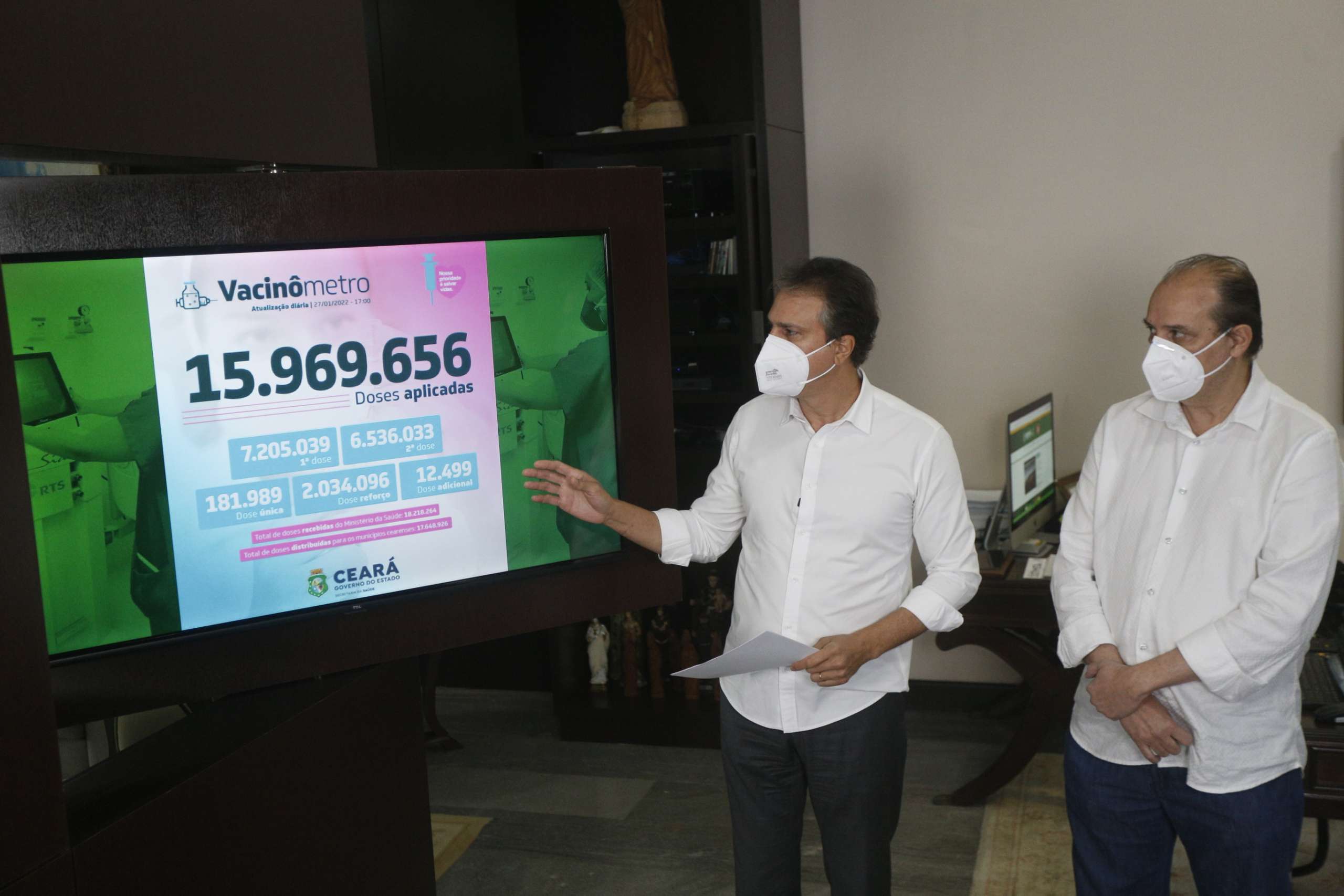 Pandemia: Ceará mantém estabilidade de casos de covid-19