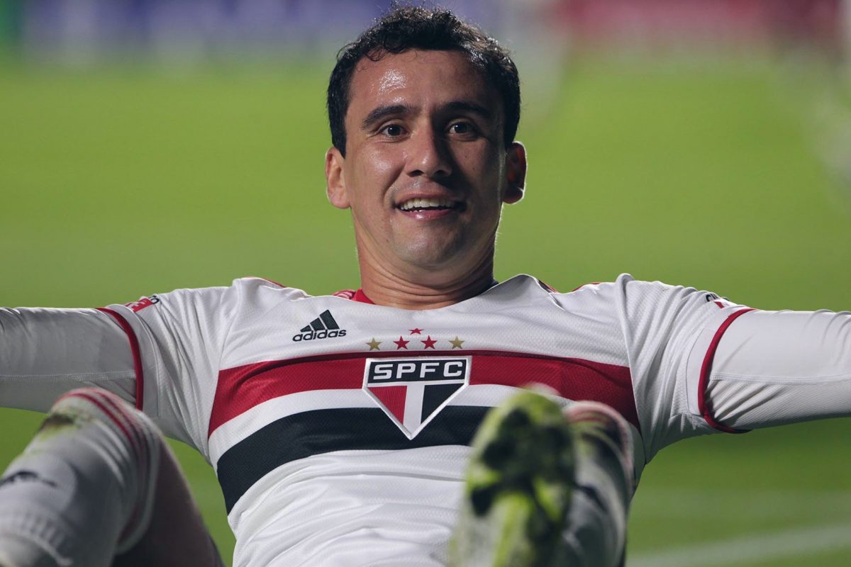 Ceará demonstrou interesse no atacante que não teve a mesma recíproca.| Foto: Divulgação/ SPFC