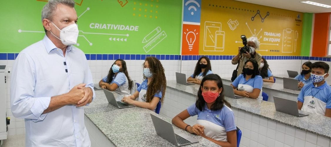 Educação: Escola de Tempo Integral é inaugurada no bairro Autran Nunes, em Fortaleza