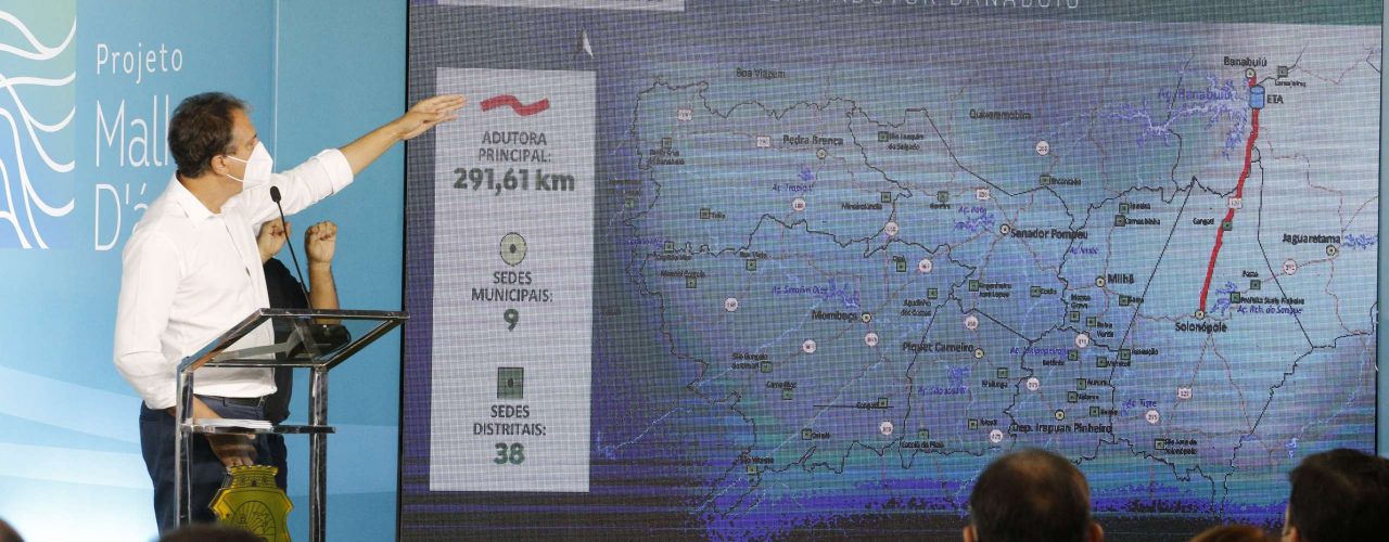 Malha D’água: Governo do Ceará investe R$ 643 milhões para solucionar abastecimento hídrico no interior
