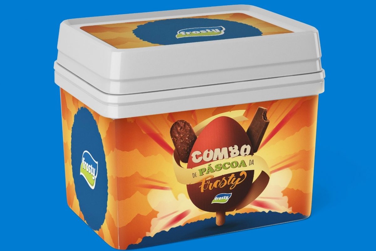 Sorvetes Frosty lança oferta que garante um combo tamanho família com itens que levam o chocolate como elemento principal