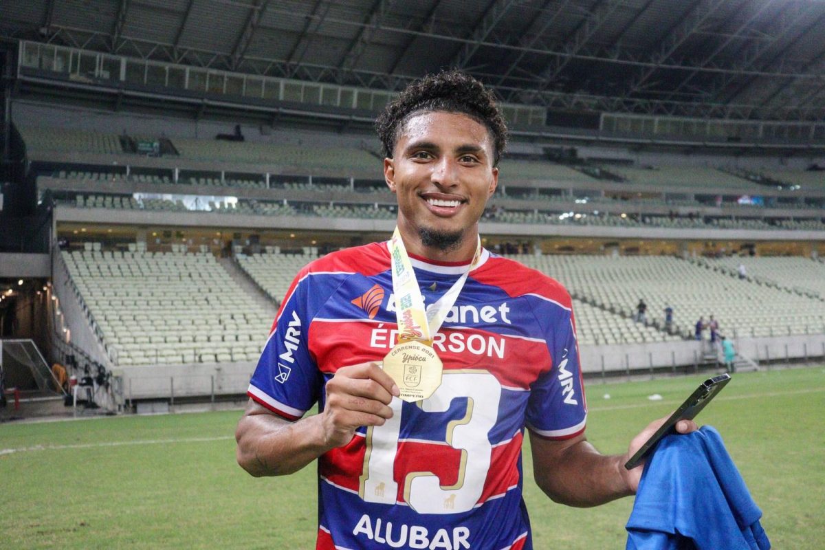 Jogador foi destaque do Fortaleza no Campeonato Brasileiro de 2021. | Foto: Leonardo Moreira/ Fortaleza EC