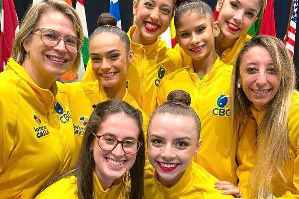 Esporte: Fim de semana tem pódio histórico para o Brasil na ginástica rítmica