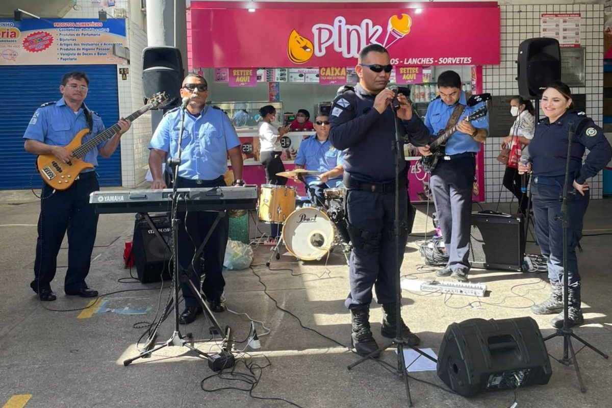 Programe-se: Agentes da Guarda Municipal de Fortaleza apresentam show no Dia Mundial do Rock