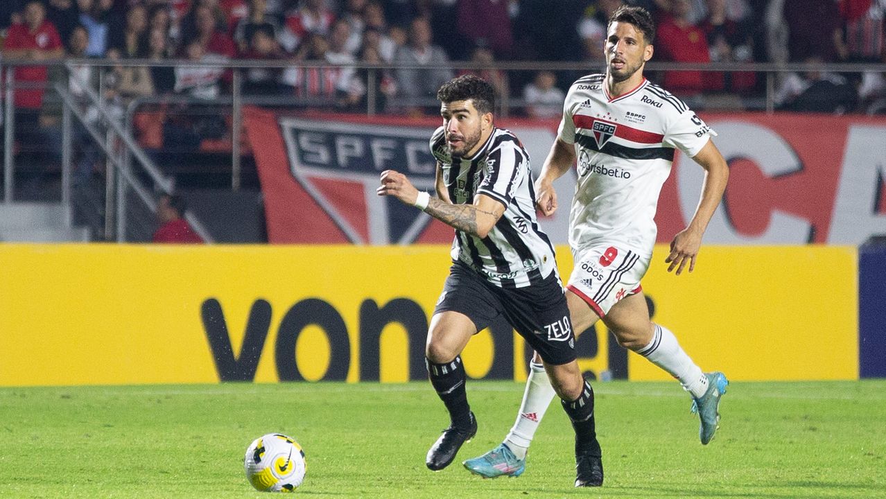 Pelo Brasileirão 2022, as equipes empataram em 1 a 1. | Foto: Divulgação