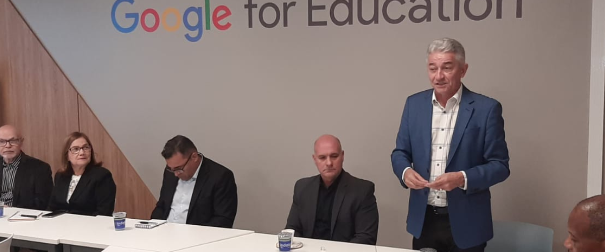 O encontro inédito aconteceu no Laboratório Google for Education, do Senac Reference, na Aldeota.. | Foto: Divulgação