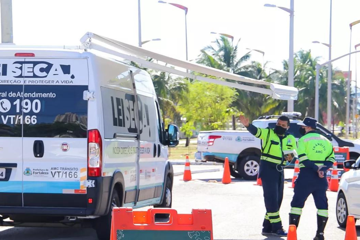 Fortaleza intensifica Operação Lei Seca em pontos estratégicos da capital. | Foto: Prefeitura de Fortaleza/Reprodução