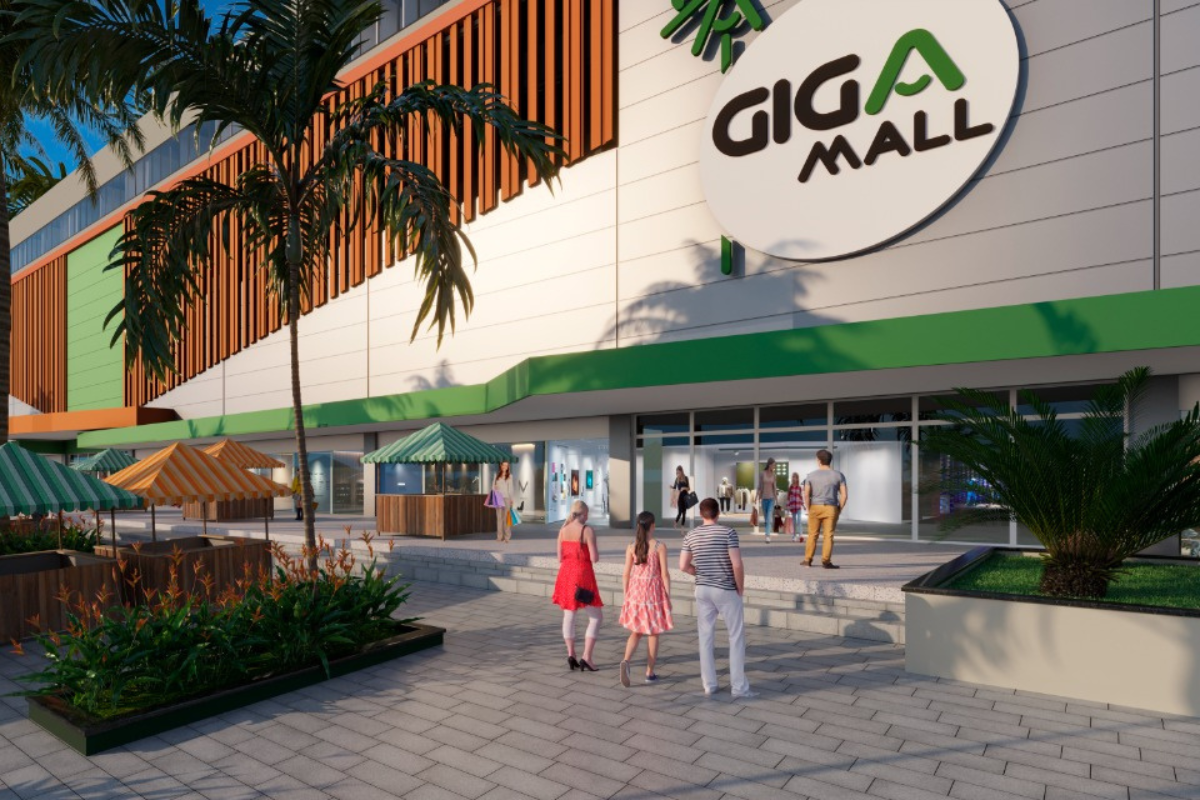 O mall conta com uma área construída de 70 mil metros quadrados, seis andares, espaço para mais de 1.000 operações. | Foto: Reprodução