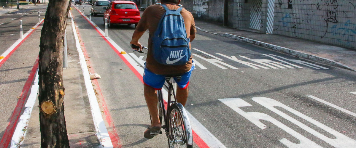 São 413,7 km de ciclofaixas, ciclovias, ciclorrotas ou passeios compartilhados distribuídos por todas as regionais da cidade. | Foto: Divulgação/PMF