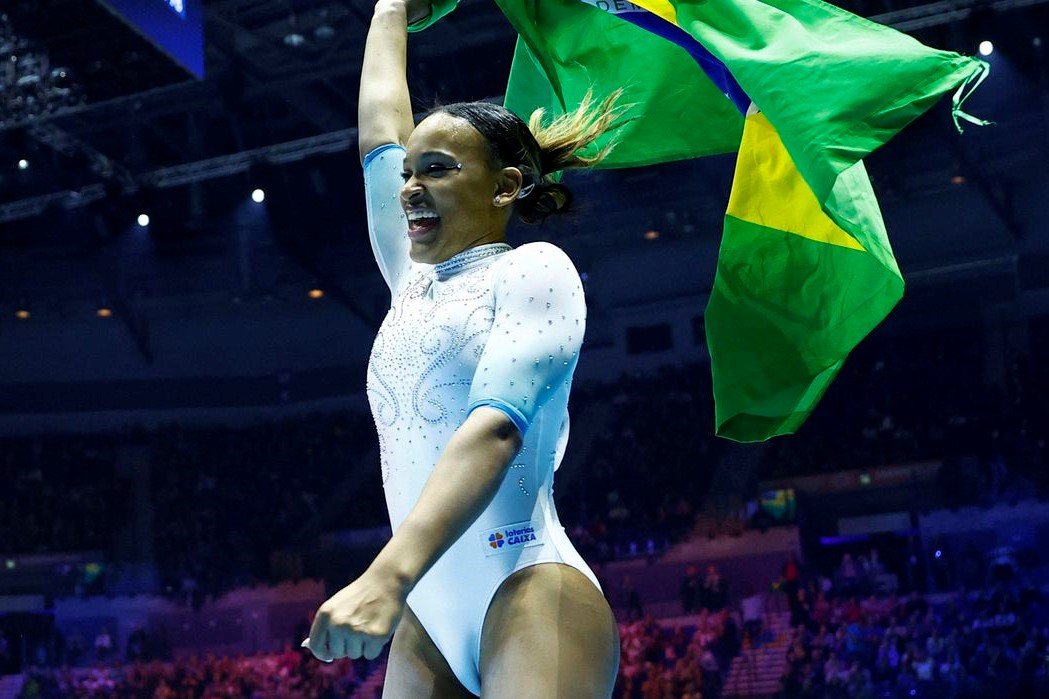 Esporte: Rebeca Andrade conquista o ouro no individual geral