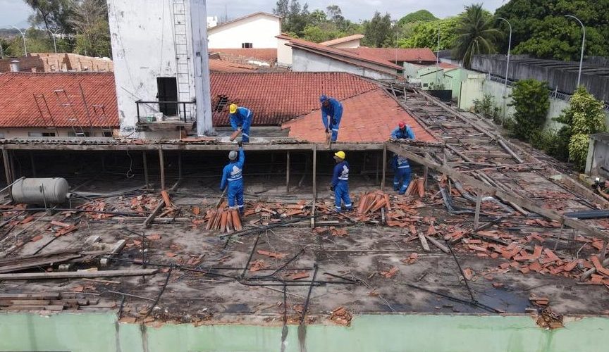 Sustentabilidade: Entulho de demolição de hospital será reciclado e usado em obras de urbanização em Fortaleza