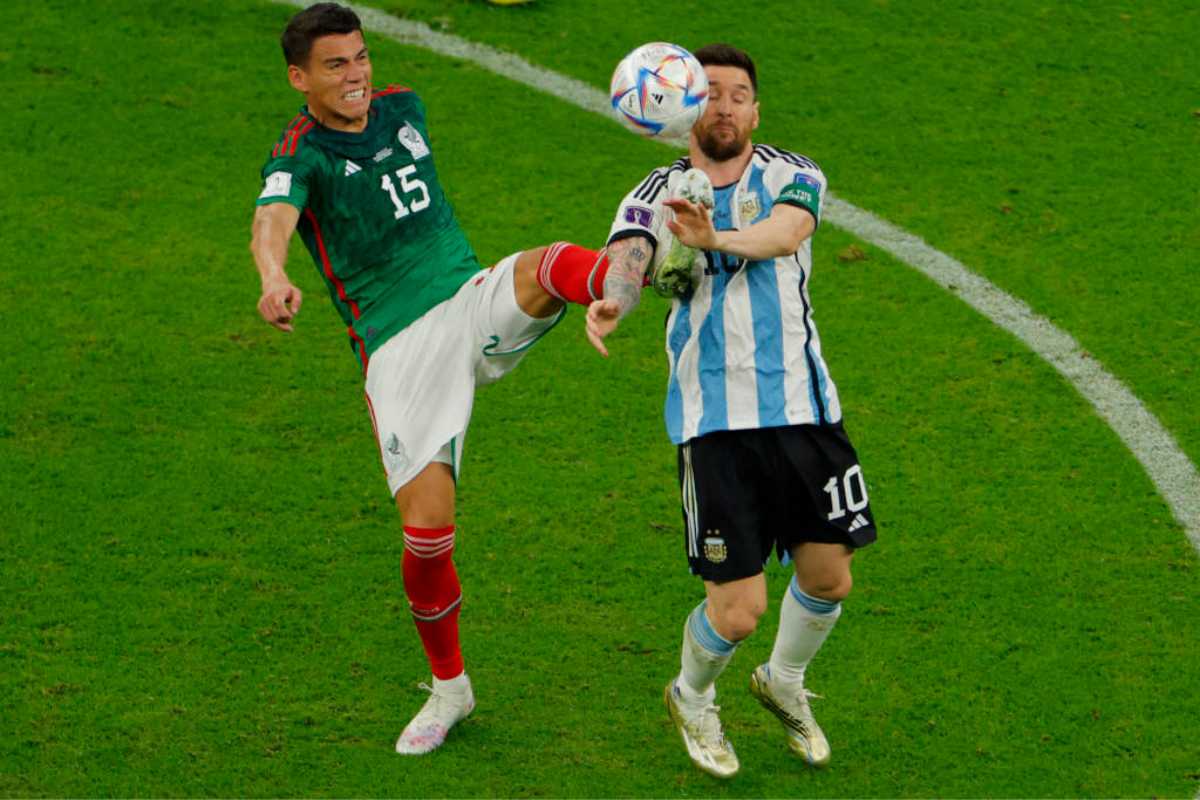 Depois da derrota na estreia, argentinos conseguem primeira vitória no mundial. | Foto: AFP