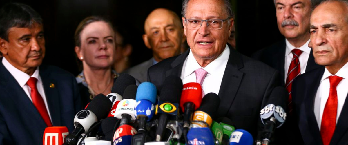 Alckmin se reuniu com Ciro Nogueira. | Foto: Marcelo Camargo