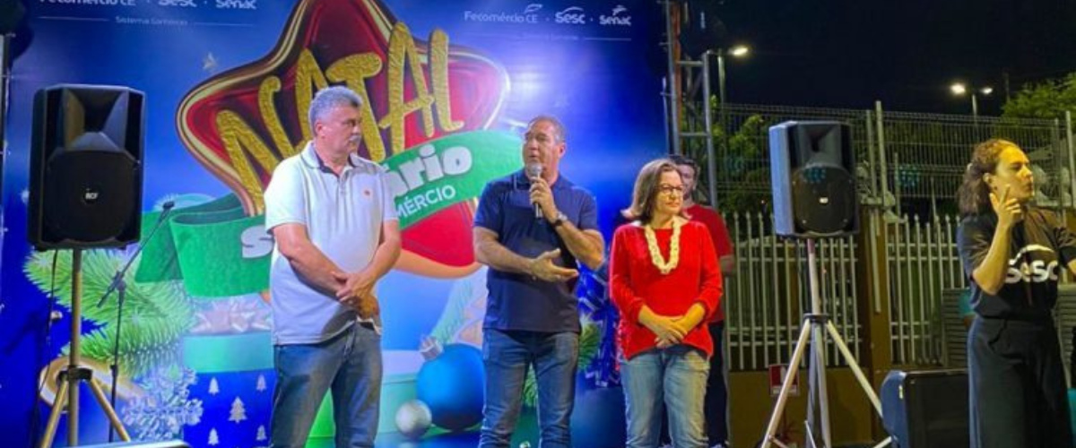 Sistema Fecomércio realiza programação de Natal em praças de Fortaleza. | Foto: Divulgação/Fecomércio