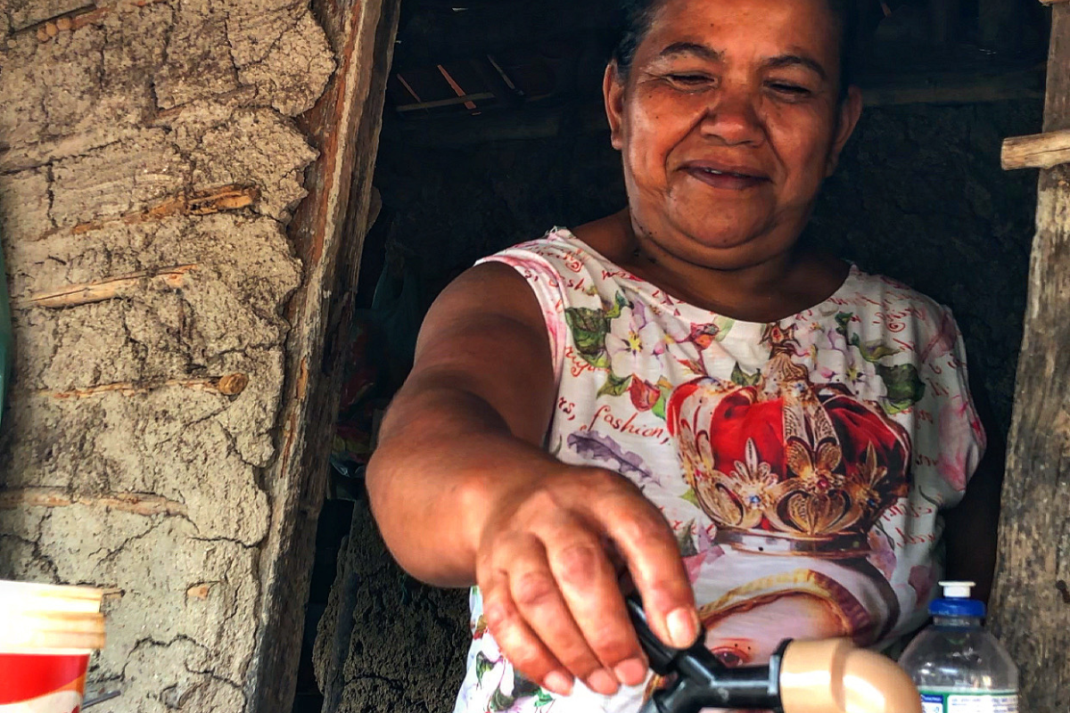 Proporcionando qualidade de vida, a água chega para moradores do município que fazem agricultura familiar ou criam animais. | foto: Divulgação