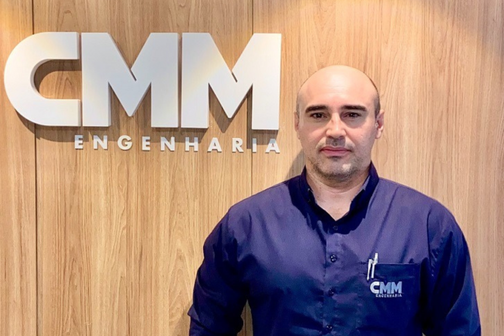 Luciano é gerente de obras da CMM Engenharia. | Foto: Arquivo Pessoal