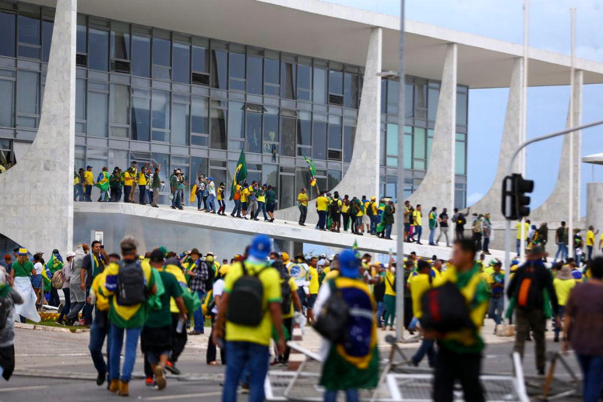 Atos golpistas aconteceram no dia 8 de janeiro. | Foto: Marcelo Camargo/Agência Brasil