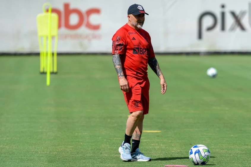 Flamengo: Metodologia e treinos de Sampaoli impressionam em primeira semana no Rubro-Negro