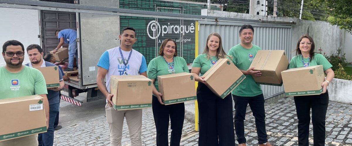 Solidariedade: Estação da Luz recebe doação de alimentos da empresa M. Dias Branco