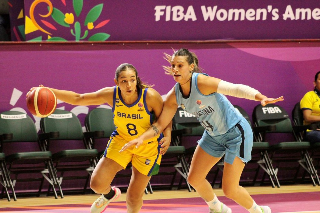 Basquete: Brasil bate Argentina por 56 a 55 e chega a 3ª vitória na AmeriCupW