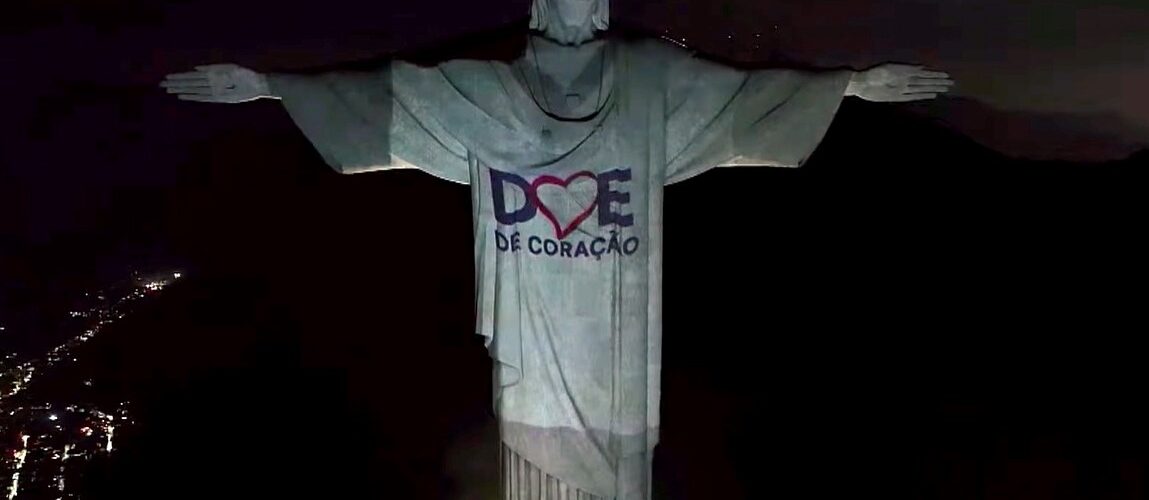 Doação de Órgãos: Cristo Redentor se une à Campanha Doe de Coração