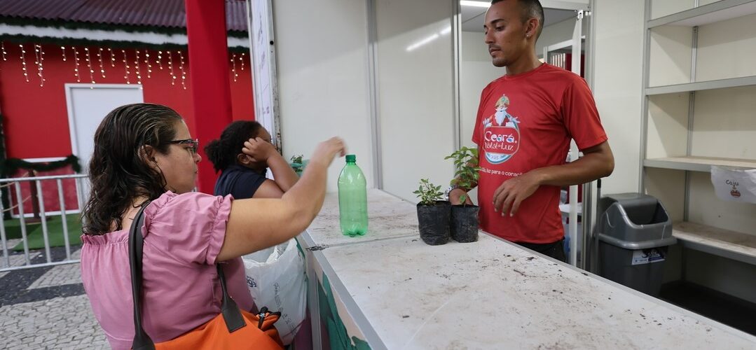 Projeto Re-ciclo recebe 16 toneladas de garrafas PET do Ceará Natal de Luz 2023