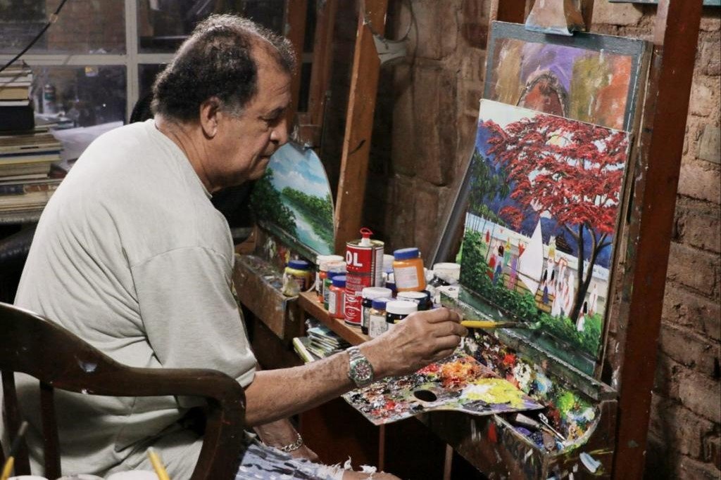 Caixa Cultural Fortaleza promove oficina de pintura com o artista pernambucano Mestre Ferreira