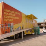 Unidade Móvel do Projeto Costurando o Futuro atende na Comunidade Poço da Draga