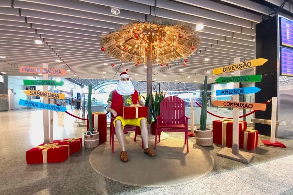 Making Soluções assina decoração de Natal do Aeroporto de Fortaleza