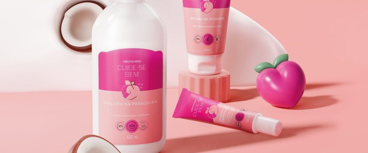 Lançamento: O Boticário apresenta Cuide-se Bem Doçura na Pessegura