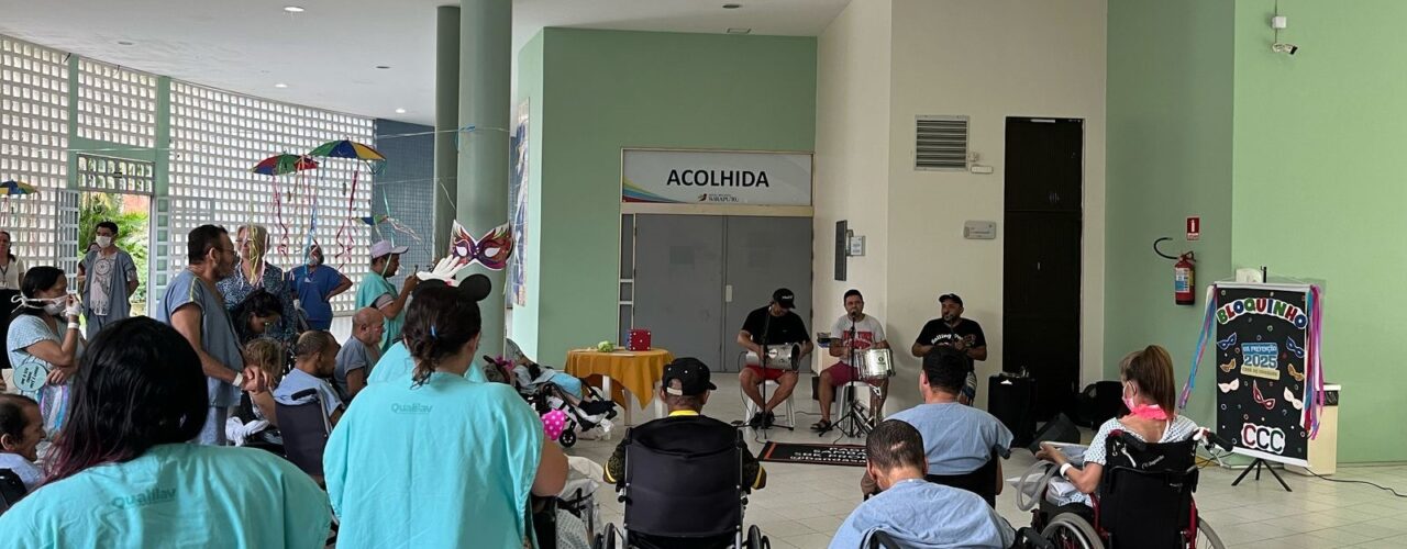 Casa de Cuidados do Ceará promove evento de Carnaval para cuidadores e pacientes