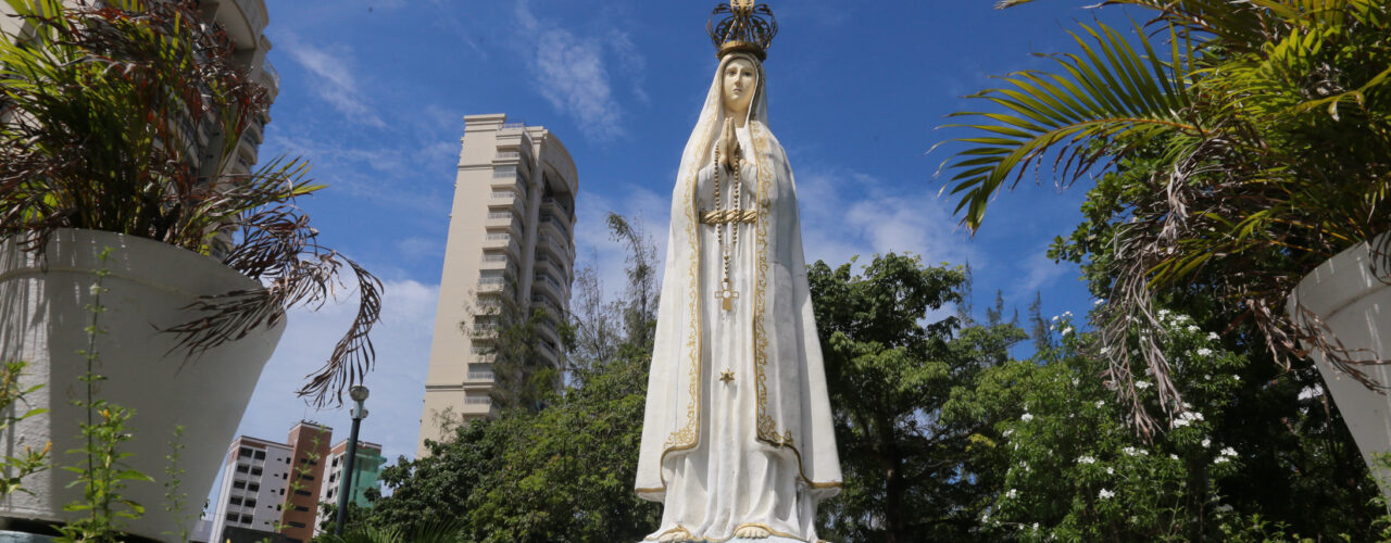 Prefeitura realiza revitalização da Estátua de Nossa Senhora de Fátima e Praça Pio IX
