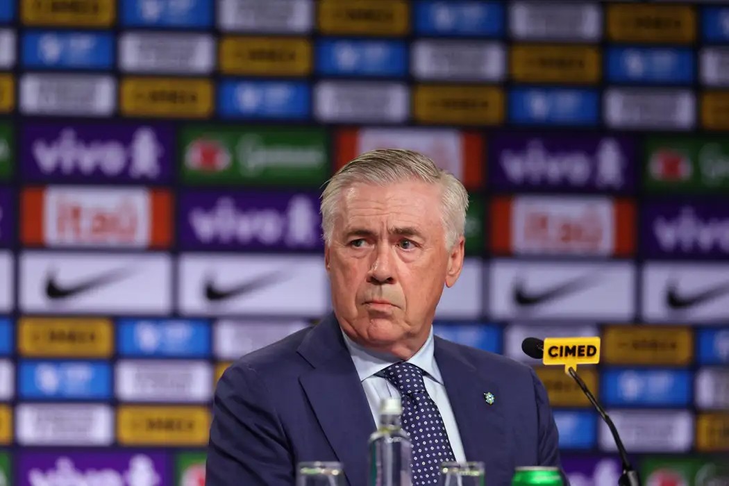 Futebol: Carlo Ancelotti é apresentado como técnico da Seleção Brasileira e convoca primeira lista