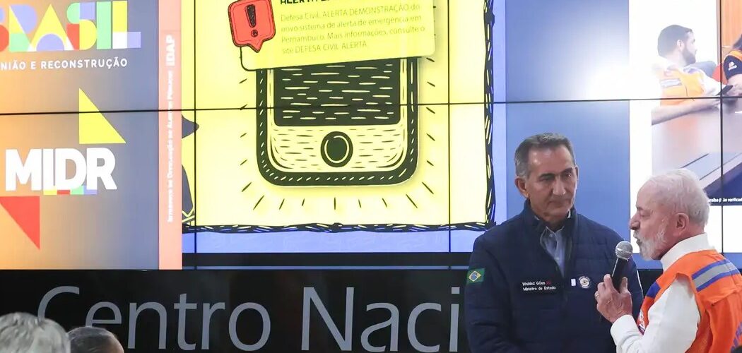 Teste: Governo testa sistema de alerta da Defesa Civil em 36 cidades do Nordeste