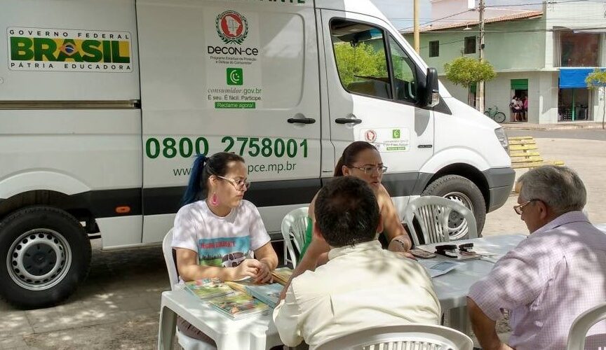 Serviço: Decon Viajante realiza atendimento gratuito em Eusébio com serviços ao consumidor e orientações jurídicas