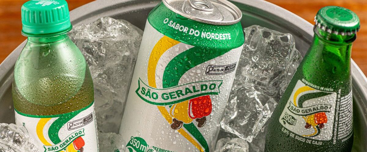Top of Mind: Cajuína São Geraldo é a segunda marca que mais representa o Ceará, aponta Anuário/Datafolha 2025-2026