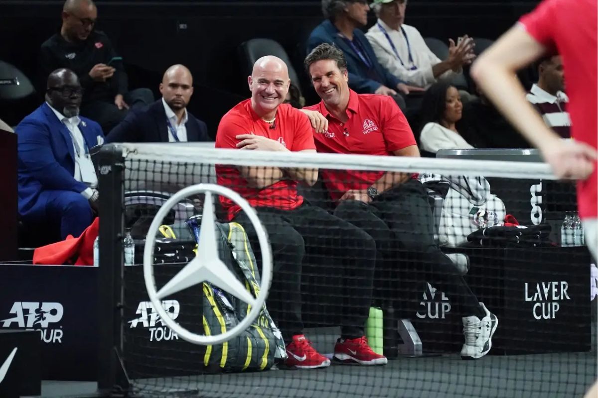 Tênis: João Fonseca impressiona Andre Agassi na Laver Cup e quebra recorde histórico
