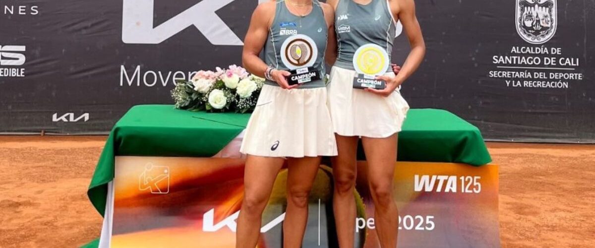Tênis: Pigossi e Candiotto conquistam título de duplas no WTA 125 de Cali