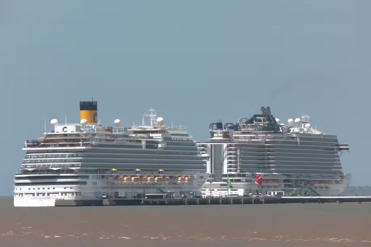 COP 30: Navios gigantes viram hotéis flutuantes para delegações na COP 30 em Belém