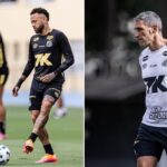 Futebol: Neymar admite exagero e liga para Vojvoda após polêmica em jogo do Santos contra o Flamengo