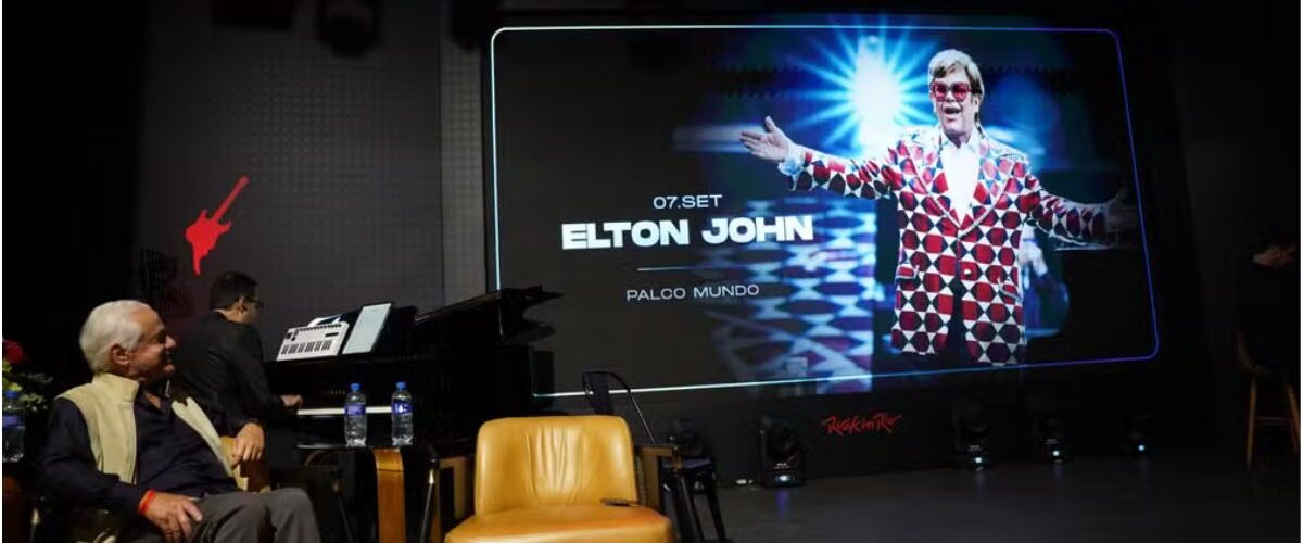 Show: Rock in Rio 2026 confirma Elton John e Gilberto Gil como atrações do dia 7 de setembro