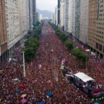 Comemoração: Festa do tetra da Libertadores do Flamengo reúne multidão no Circuito Preta Gil no Centro do Rio