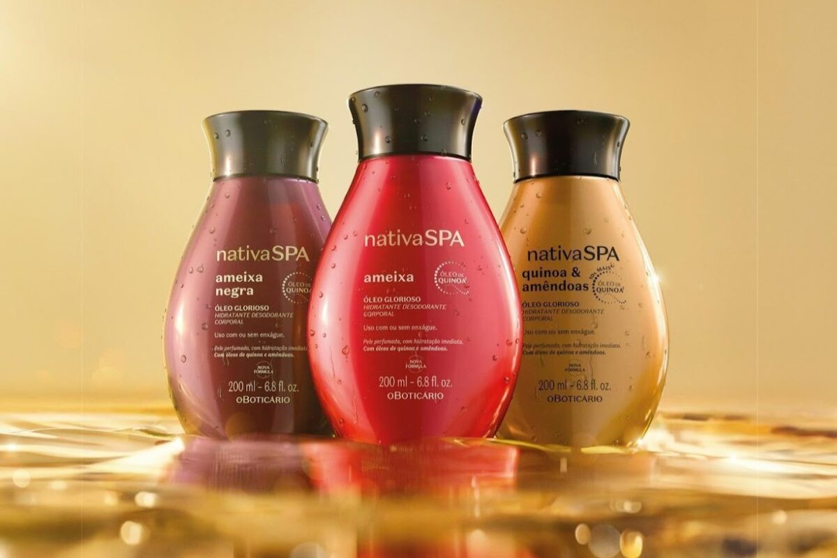 Beleza: Boticário relança Óleos Gloriosos de Nativa SPA com nova fórmula, maior perfumação e embalagens refiláveis