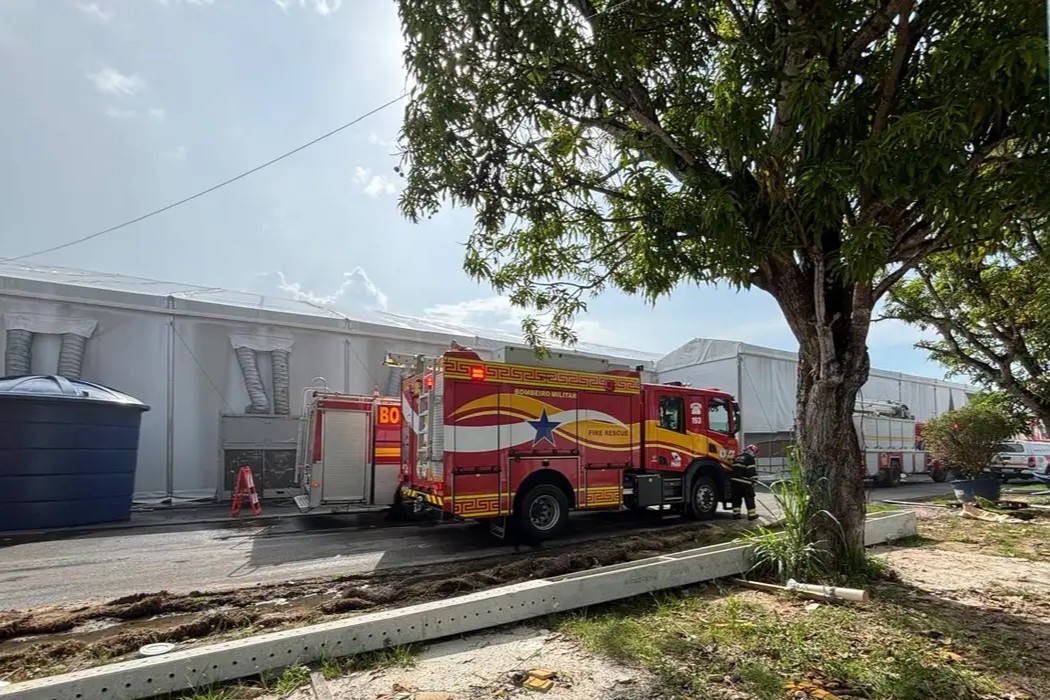 Belém: Zona Azul da COP30 é reaberta após incêndio; área afetada segue isolada